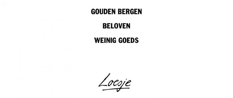 Verkiezingskrant: Gouden bergen beloven weinig goeds!